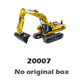 Remote Controlled Motorized Excavator Model Building Kit, 1123 Pieces