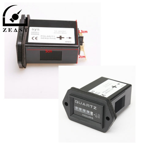 Hour Meter DC 12-36 Volt Universal Application