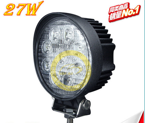 LED Work Light, 27 Watt Ultra Thin Excavator Light.