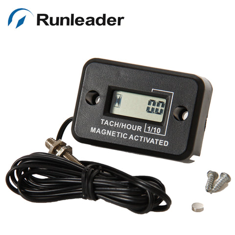 Waterproof Universal Tachometer, Hour Meter