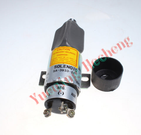 Fuel Shutoff Solenoid 3864274 for Excavator E70B